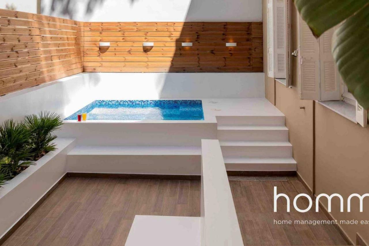 Nemeseos Ground Floor Homm Apartment With Roof Garden And Wading Pool Athen Eksteriør bilde