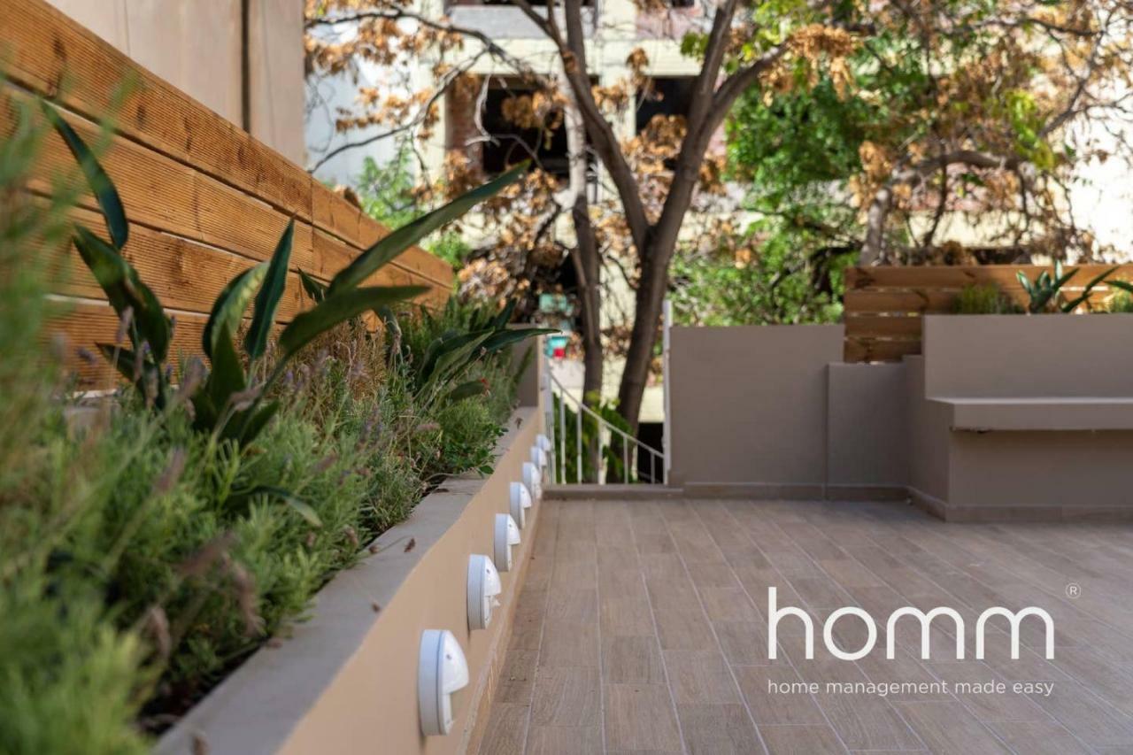 Nemeseos Ground Floor Homm Apartment With Roof Garden And Wading Pool Athen Eksteriør bilde